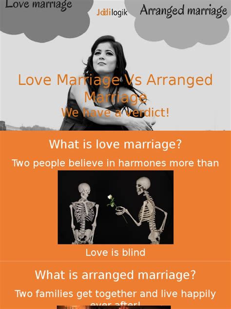 Love Marriage Vs Arranged Marriage Pdf