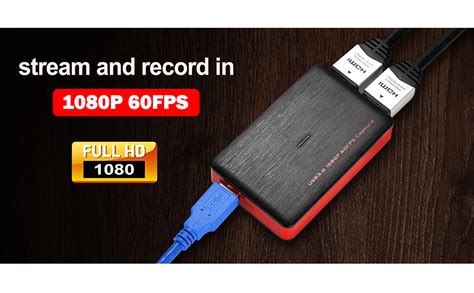 mypin hdmi game capture card usb 3 0 hd video 1080p 60fps