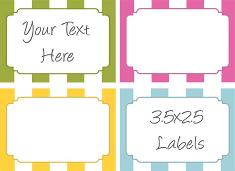 images  printable food labels template  printable food label templates