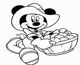 Coloring Pages Mickey Mouse Printable Disney Minnie 52ed Brings Apples Duck Daisy Baby Print Info sketch template