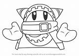 Kirby Magolor Draw Step Drawing Drawingtutorials101 sketch template