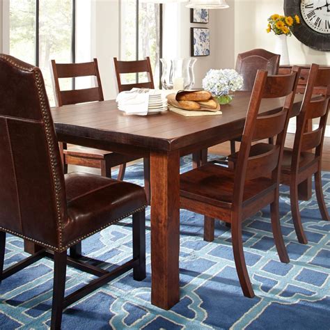 daniels amish westchester solid wood dining table belfort furniture