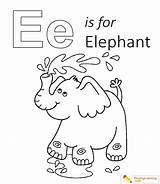 Elephant Coloring Sheet Kids sketch template