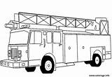 Coloriage Camion Pompiers sketch template