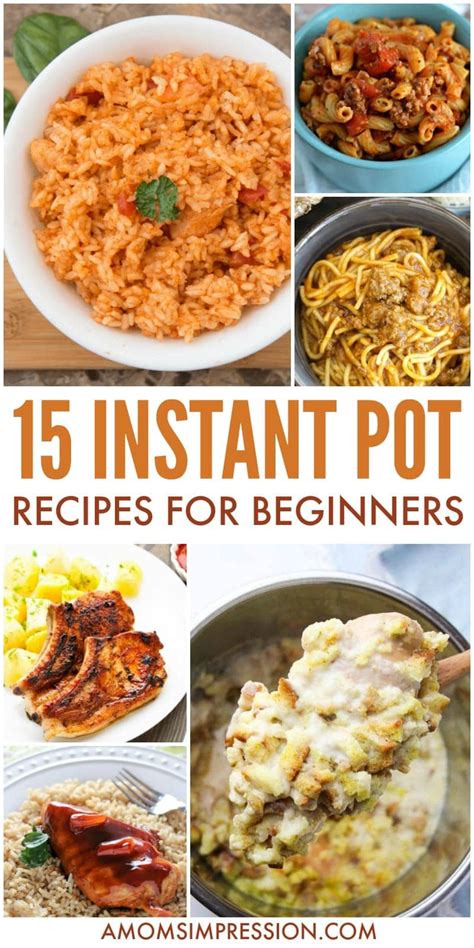 easy instant pot recipes  beginners  moms impression