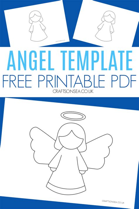 angel template  printable