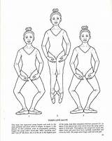 Danza Positions Pasos Arabesque Posiciones Definitions Bailarinas Moves Ballerina Baile sketch template