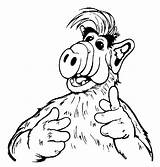 Alf sketch template