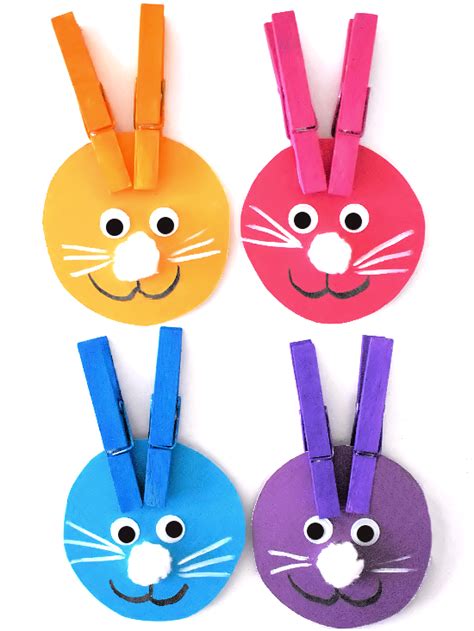 color matching bunny ears craft  kid