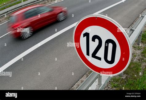 traffic sign displays  speed limit   kmh   highway