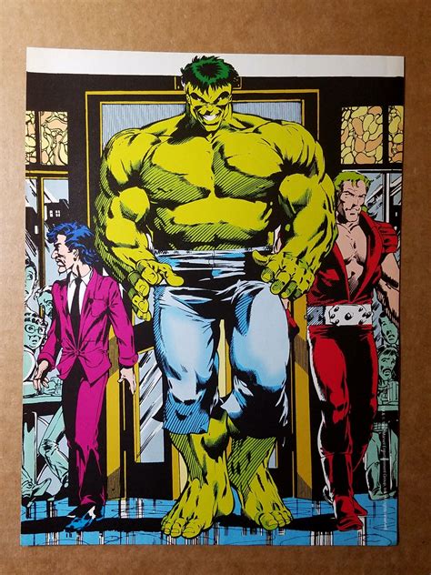 Incredible Hulk Marvel Comic Mini Poster By Dale Keown