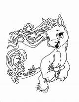 Unicorn Baby Coloring Pages Printable Magical Colouring Kids Cartoon Categories sketch template