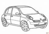 Nissan Micra Coloring Pages Silvia Supercoloring Template Printable S13 раскраски Sketch Templates Categories sketch template