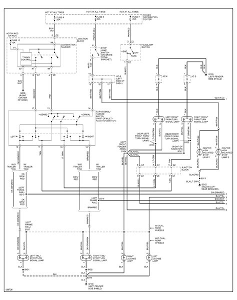 dodge ram  tail light wiring diagram wiring diagram