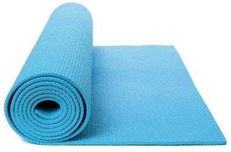 bolcom lichtblauwe yogamatsportmat    cm sportmatten voor oa yoga pilates en fitness