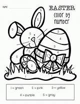Easter Numbers Color Coloring Number Printable Pages Kids Preschool Activities Kindergarten Colors Bestcoloringpagesforkids Worksheets Sheets Colouring Printables Egg Happy School sketch template