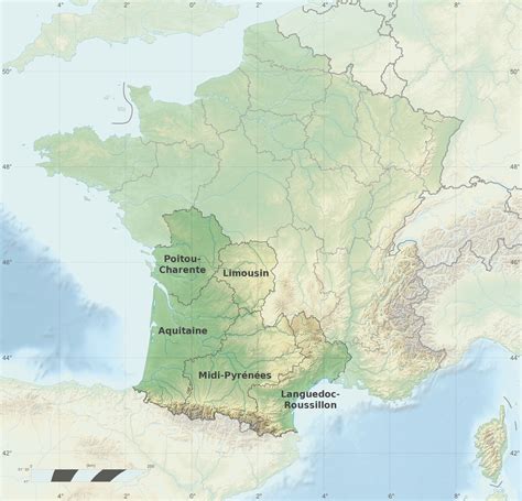 carte france sud ouest voyage carte plan