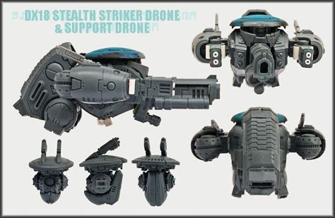 dx stealth striker drone  support drone tau warhammer warhammer  figures warhammer
