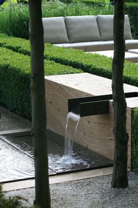 landscape design ideas modern garden water features design milk