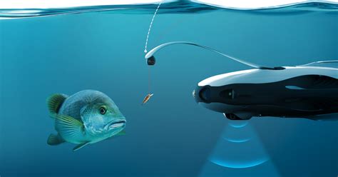 underwater drone lets   fishing    level