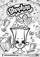 Shopkin Coloring Season Pages Getdrawings Snow sketch template