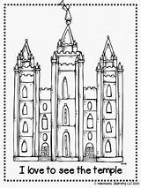 Lds Temple Coloring Pages Salt Lake Printable Clipart Drawing Melonheadz Primary Kids City Outline Kirtland Church Clip Temples Illustrating Jesus sketch template