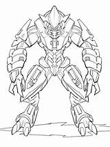 Halo Coloring Pages Alien Printable Soldier Boys Kids Categories Coloringonly Related sketch template