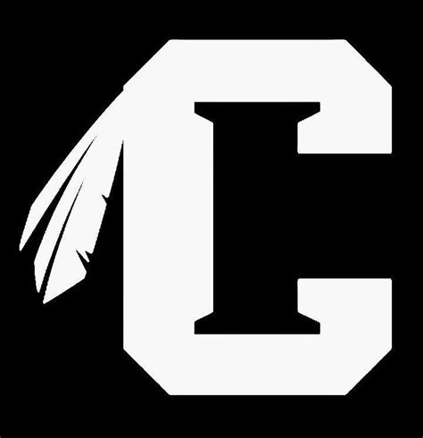 Cleveland Indians Feather C Decal Sticker Tribe Nation