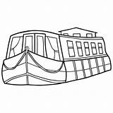 Canal Boat Coloring Pages Erie Boats Drawing Steamboat Colouring Sketch Printable Cruise Ship Barge Color Bass Projects Try Print Getcolorings sketch template