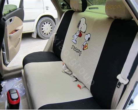 Buy Wholesale Snoopy Auto Car Front Rear Seat Covers