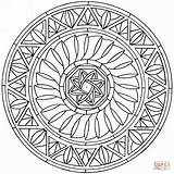 Mandalas Abstracta Astratto Stampare Supercoloring Abstractas Simetrico Silhouettes Imprimir Coloriage мандалы sketch template