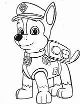Canina Patrulha Colorir Chase Patrol Patrulla Desenhos Dibujo Pata Canson Marshall A5 sketch template