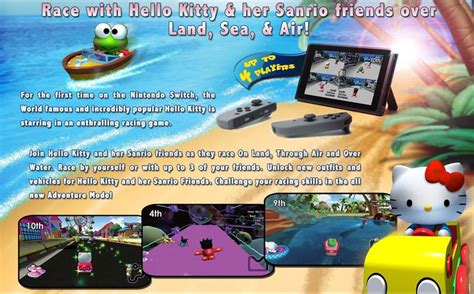 Hello Kitty Kruisers Crash Bandicoot Nintendo Switch Brand New