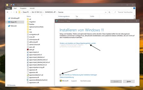 dateiwindows  als inplace upgrade installieren trotz cpu und tpm