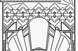 Adults Coloring Pages Deco sketch template