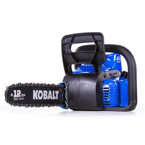 Kobalt 40 Volt Max 12 In Cordless Electric Chainsaw Battery Included