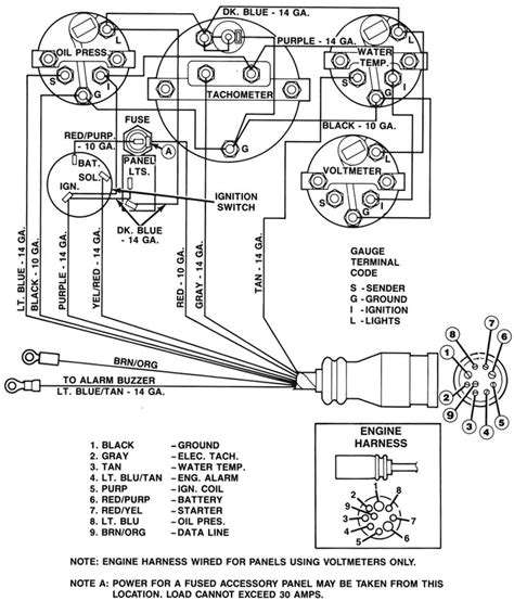 wiring diagram  johnson outboard ignition switch