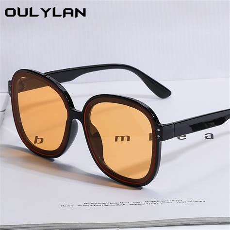 oulylan summer fashion polygon sunglasses for women luxury brand new