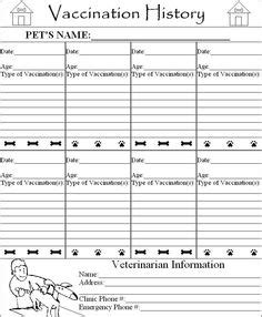 puppy vaccination record printable shop fresh