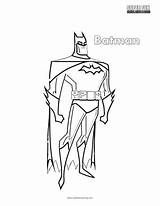 Coloring Batman Fun sketch template