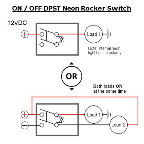 dpst rocker switch wiring diagram wiring diagram