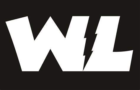 wl logo letter white lightning edmonton indie rock