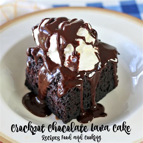 crockpot chocolate lava cake