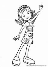 Girls Groovy Coloring Pages Girl Kids Printable Book sketch template