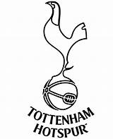 Tottenham Crest Hotspur Topcoloringpages Crests sketch template