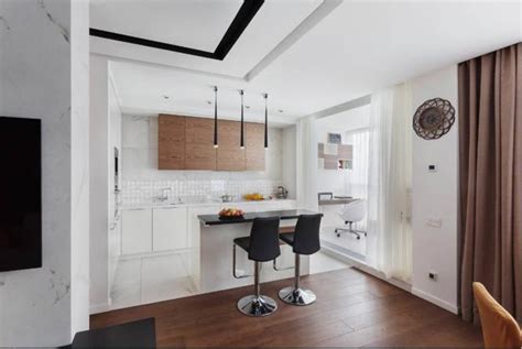 modern black  white kitchen designs showing stylish neutral hues