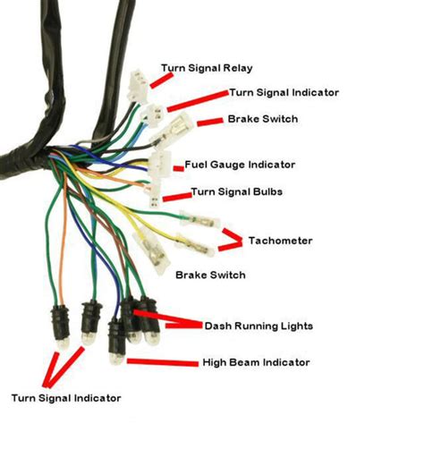 complete gy scooter wire harness primo scooter company