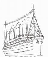 Coloring Titanic Pages Print Clipart Printable Library sketch template