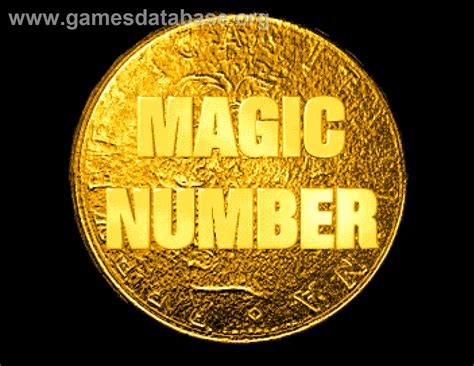 magic number arcade artwork title screen