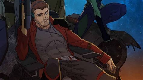 marvel crowns a new star lord for animated guardians of